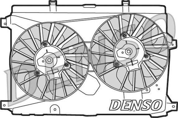 Denso DER01015 - Ventola, Raffreddamento motore autozon.pro