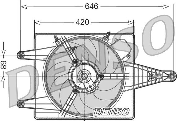 Denso DER01010 - Ventola, Raffreddamento motore autozon.pro