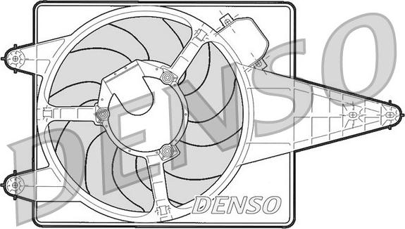 Denso DER01204 - Ventola, Raffreddamento motore autozon.pro