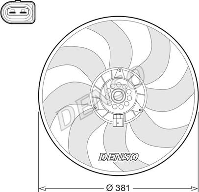 Denso DER02006 - Ventola, Raffreddamento motore autozon.pro