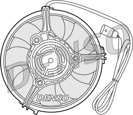 Denso DER02001 - Ventola, Raffreddamento motore autozon.pro