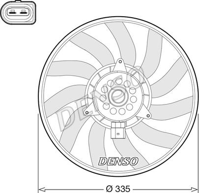 Denso DER02008 - Ventola, Raffreddamento motore autozon.pro