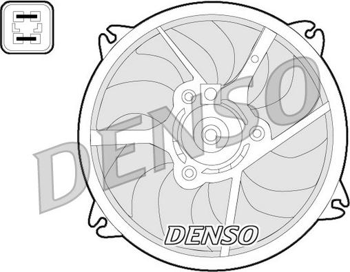 Denso DER07006 - Ventola, Raffreddamento motore autozon.pro