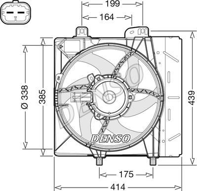 Denso DER07011 - Ventola, Raffreddamento motore autozon.pro