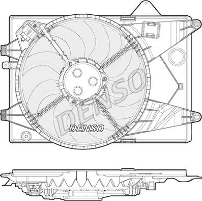 Denso DER15001 - Ventola, Raffreddamento motore autozon.pro