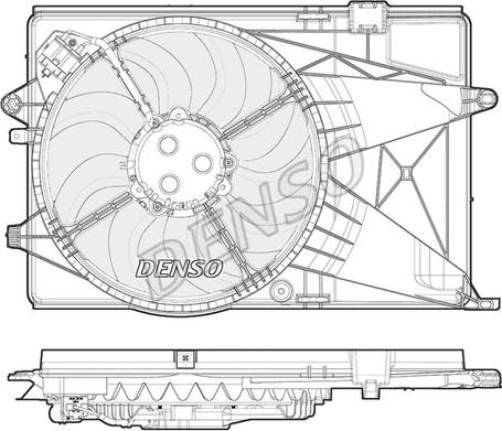 Denso DER15002 - Ventola, Raffreddamento motore autozon.pro