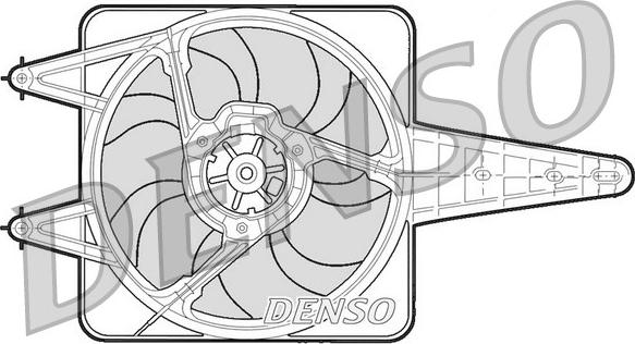 Denso DER13203 - Ventola, Raffreddamento motore autozon.pro