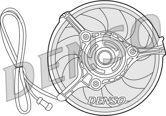 Denso DER32008 - Ventola, Raffreddamento motore autozon.pro