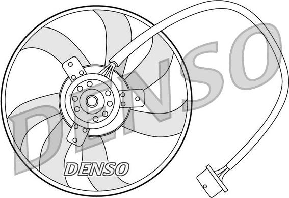 Denso DER32003 - Ventola, Raffreddamento motore autozon.pro