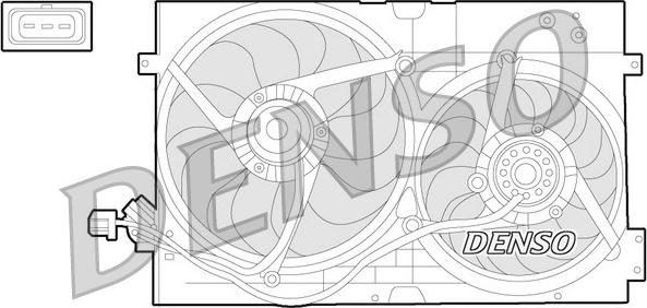 Denso DER32010 - Ventola, Raffreddamento motore autozon.pro