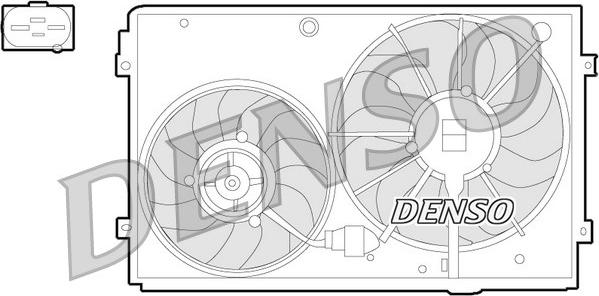 Denso DER32011 - Ventola, Raffreddamento motore autozon.pro