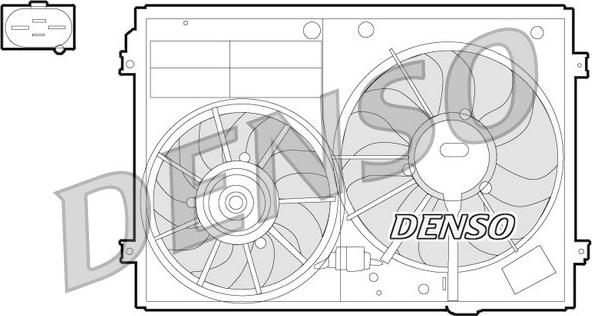 Denso DER32012 - Ventola, Raffreddamento motore autozon.pro