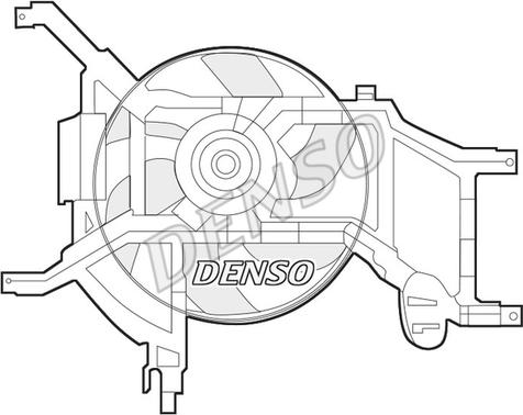 Denso DER37002 - Ventola, Raffreddamento motore autozon.pro