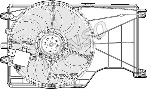 Denso DER20001 - Ventola, Raffreddamento motore autozon.pro