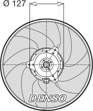 Denso DER21003 - Ventola, Raffreddamento motore autozon.pro