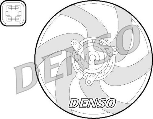 Denso DER21022 - Ventola, Raffreddamento motore autozon.pro