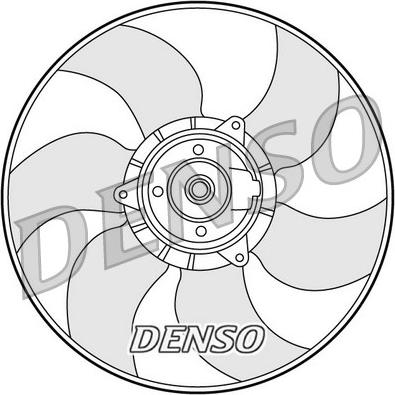 Denso DER23001 - Ventola, Raffreddamento motore autozon.pro