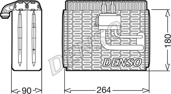 Denso DEV09004 - Evaporatore, Climatizzatore autozon.pro