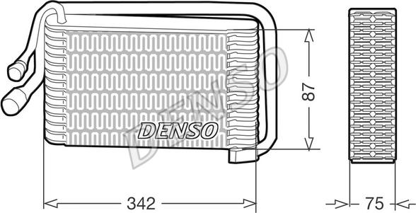 Denso DEV09001 - Evaporatore, Climatizzatore autozon.pro