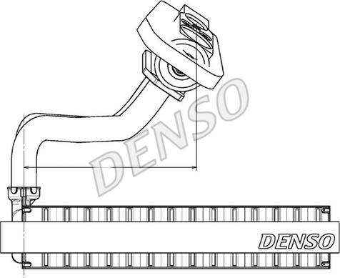 Denso DEV09020 - Evaporatore, Climatizzatore autozon.pro