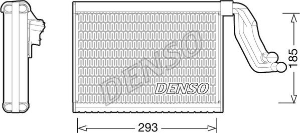 Denso DEV05001 - Evaporatore, Climatizzatore autozon.pro