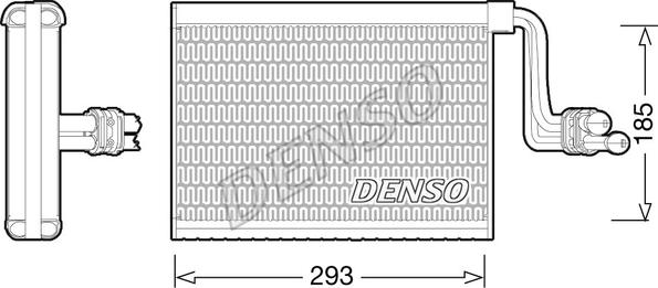 Denso DEV05002 - Evaporatore, Climatizzatore autozon.pro