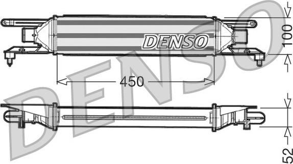 Denso DIT09106 - Intercooler autozon.pro