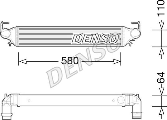 Denso DIT09118 - Intercooler autozon.pro