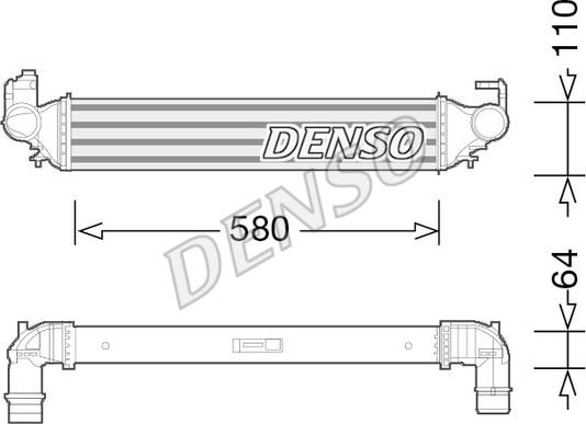 Denso DIT09117 - Intercooler autozon.pro