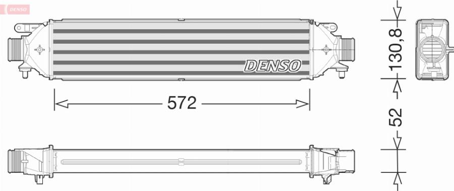 Denso DIT09122 - Intercooler autozon.pro