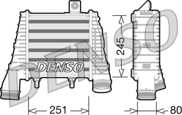 Denso DIT02009 - Intercooler autozon.pro