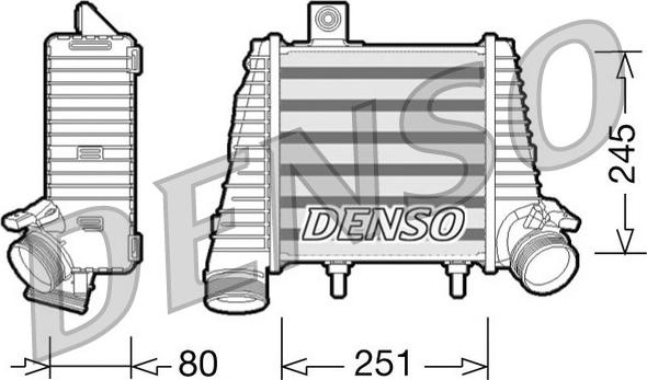 Denso DIT02016 - Intercooler autozon.pro