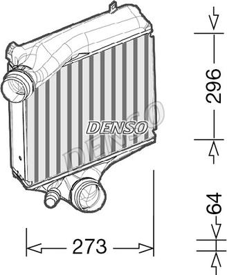 Denso DIT28023 - Intercooler autozon.pro