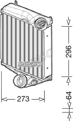 Denso DIT28022 - Intercooler autozon.pro