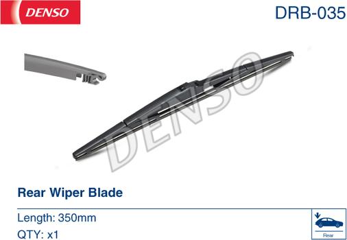 Denso DRB-035 - Spazzola tergi autozon.pro