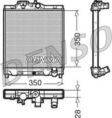 Denso DRM40004 - Radiatore, Raffreddamento motore autozon.pro