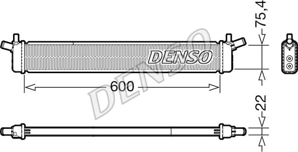 Denso DRM50136 - Radiatore, Raffreddamento motore autozon.pro