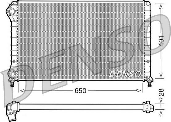 Denso DRM09061 - Radiatore, Raffreddamento motore autozon.pro