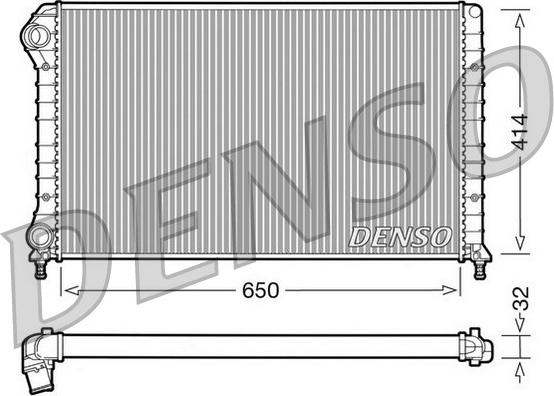 Denso DRM09062 - Radiatore, Raffreddamento motore autozon.pro