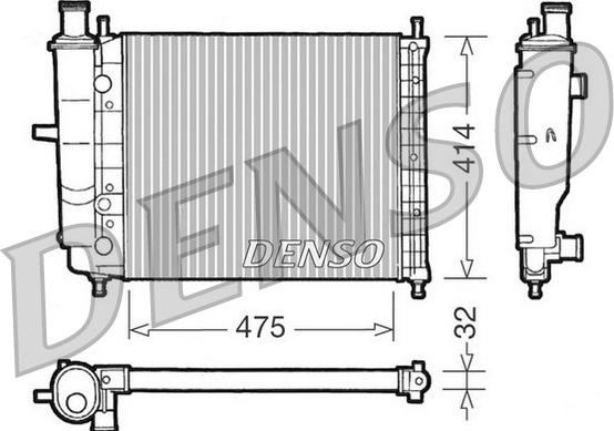 Denso DRM09028 - Radiatore, Raffreddamento motore autozon.pro