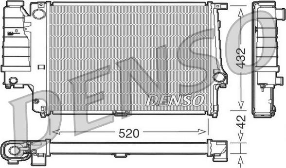 Denso DRM05064 - Radiatore, Raffreddamento motore autozon.pro