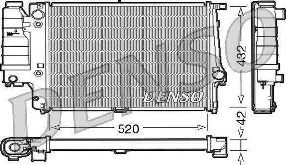 Denso DRM05065 - Radiatore, Raffreddamento motore autozon.pro