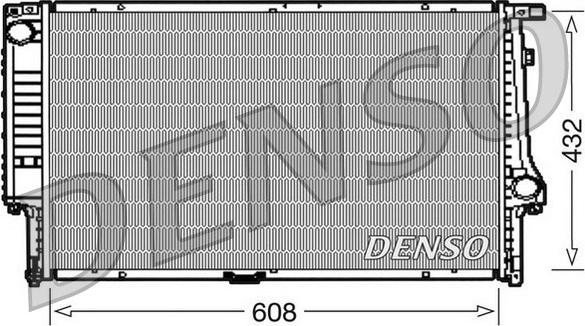 Denso DRM05061 - Radiatore, Raffreddamento motore autozon.pro