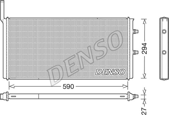 Denso DRM05009 - Radiatore, Raffreddamento motore autozon.pro