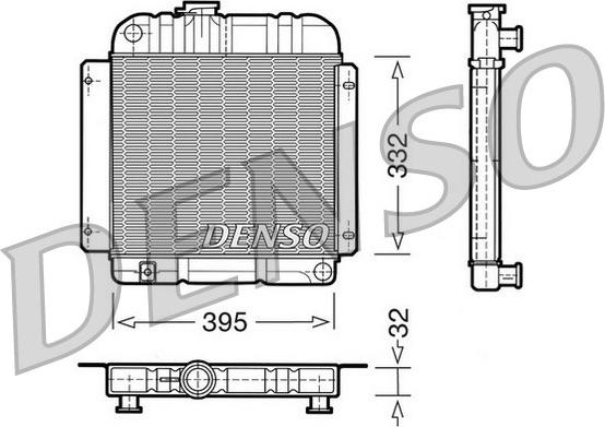 Denso DRM05001 - Radiatore, Raffreddamento motore autozon.pro