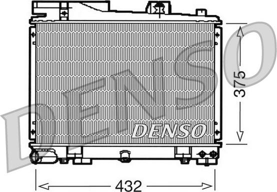 Denso DRM05034 - Radiatore, Raffreddamento motore autozon.pro