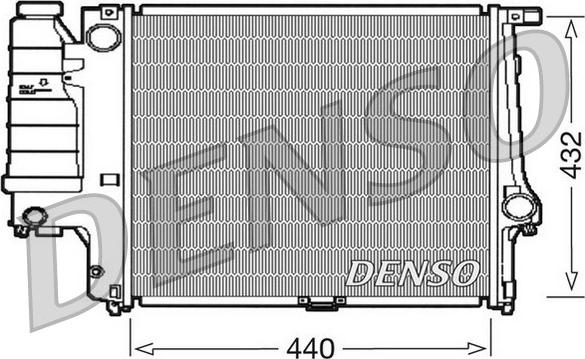 Denso DRM05037 - Radiatore, Raffreddamento motore autozon.pro