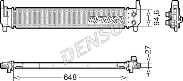 Denso DRM02042 - Radiatore, Raffreddamento motore autozon.pro