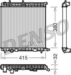 Denso DRM07010 - Radiatore, Raffreddamento motore autozon.pro