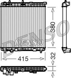 Denso DRM07011 - Radiatore, Raffreddamento motore autozon.pro